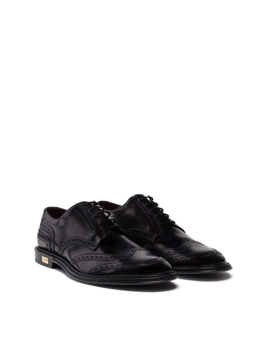 Calf leather derby