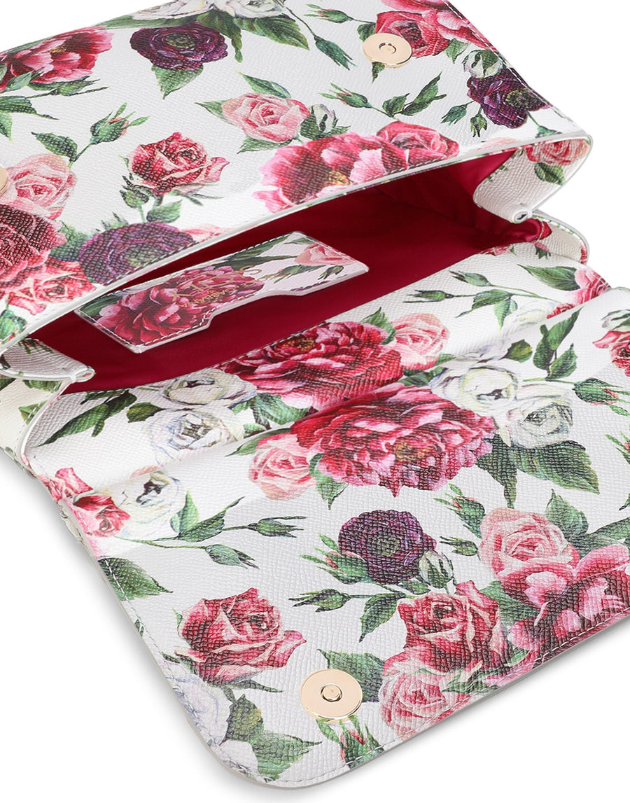 Handbag all-over roses print