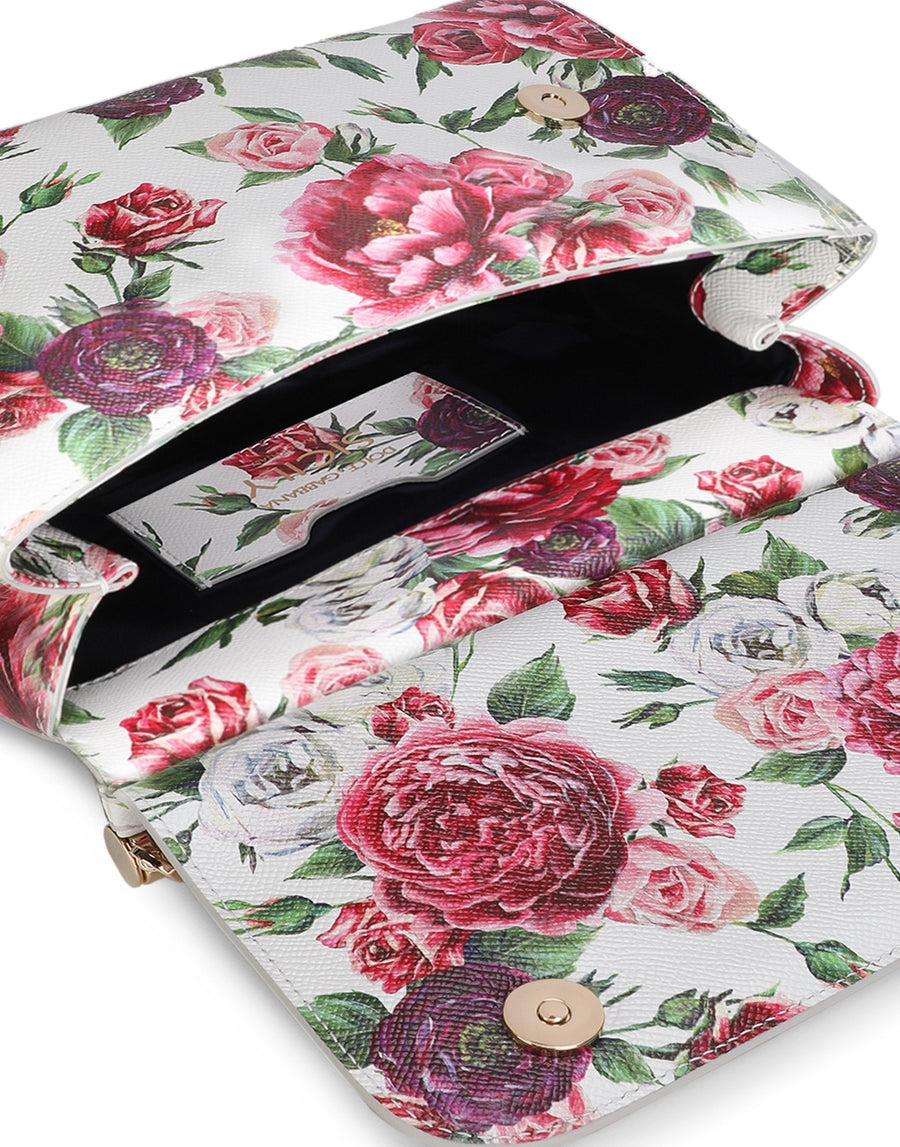 Handbag all-over roses print