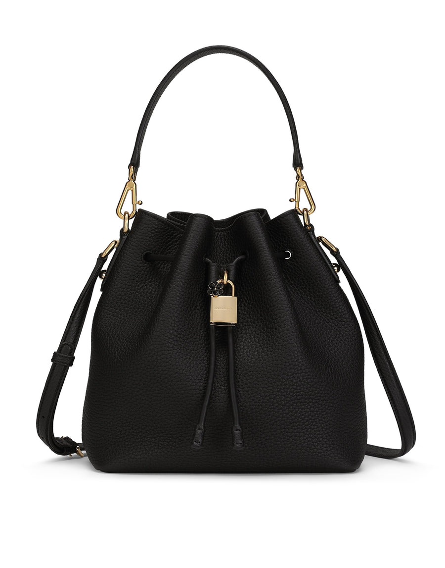 Bucket bag with shoulder strap