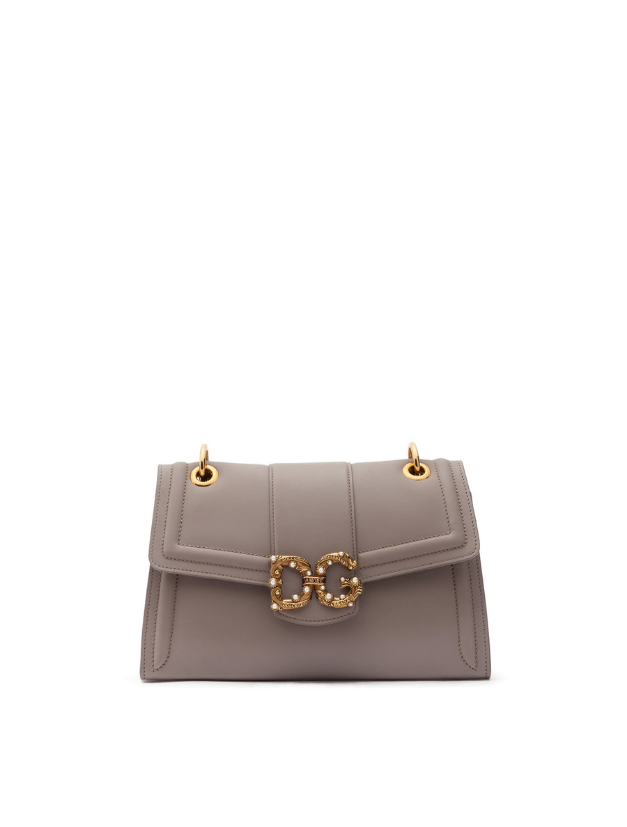 Solid-coloured crossbody bag