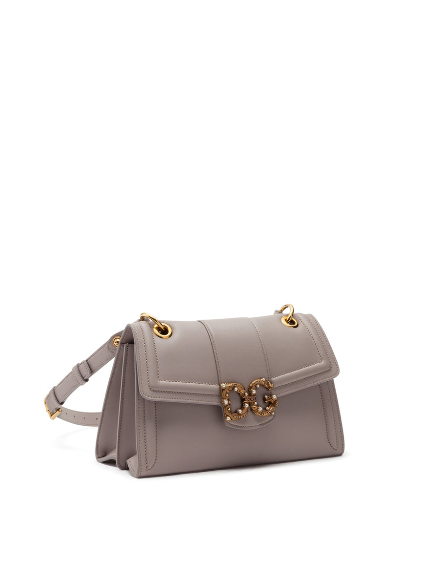 Solid-coloured crossbody bag