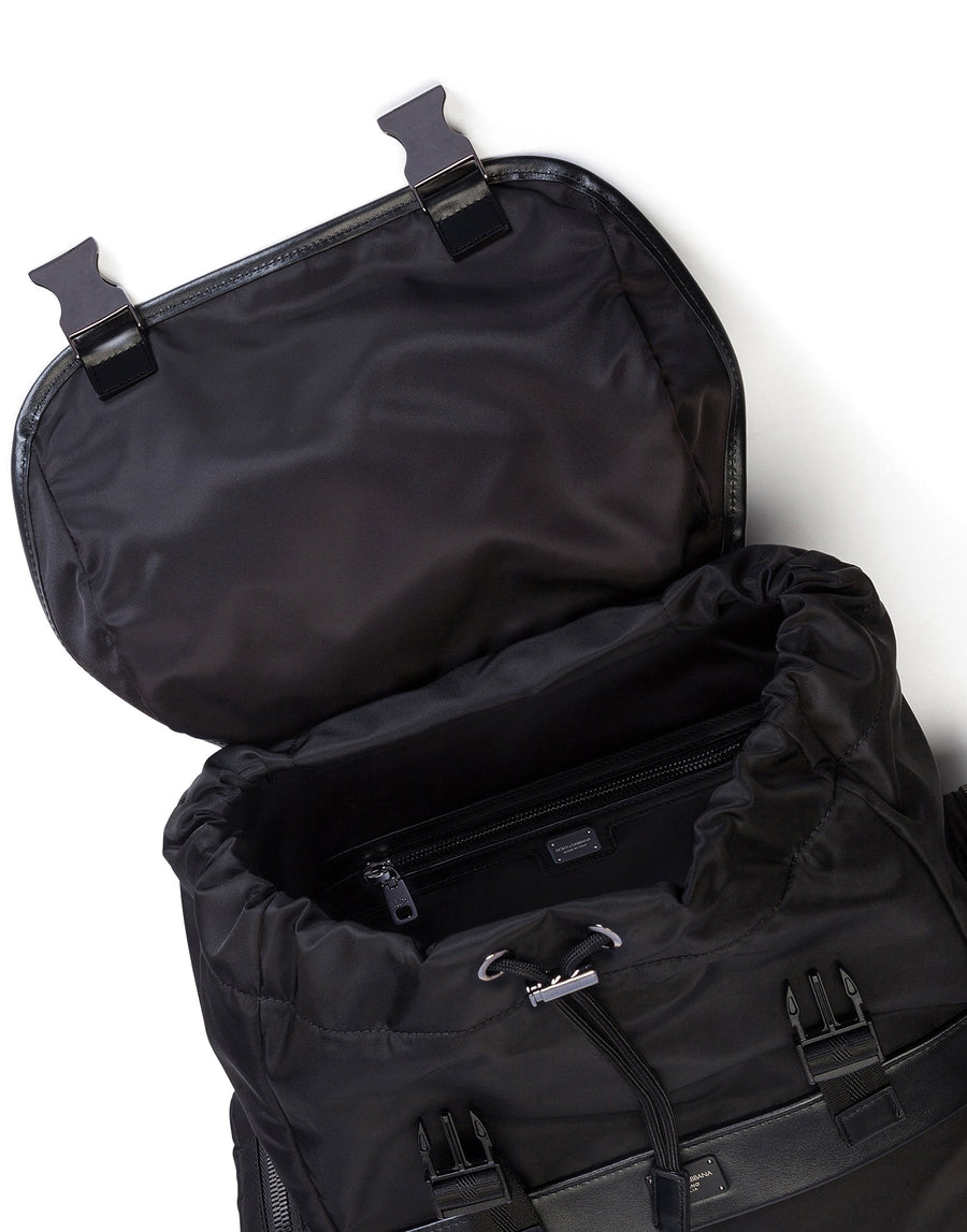 Sicilia DNA backpack in nylon with rubber logo