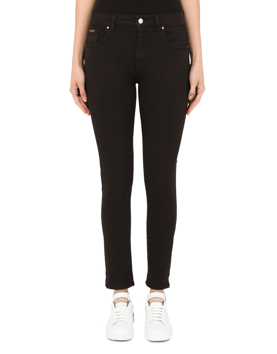 Five-pocket trousers in stretch cotton