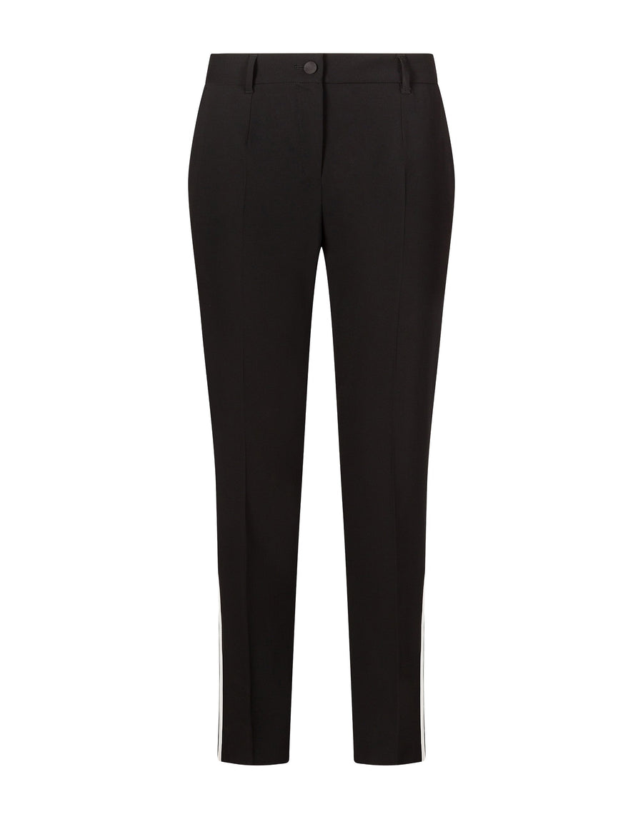 Low waist trousers in wool