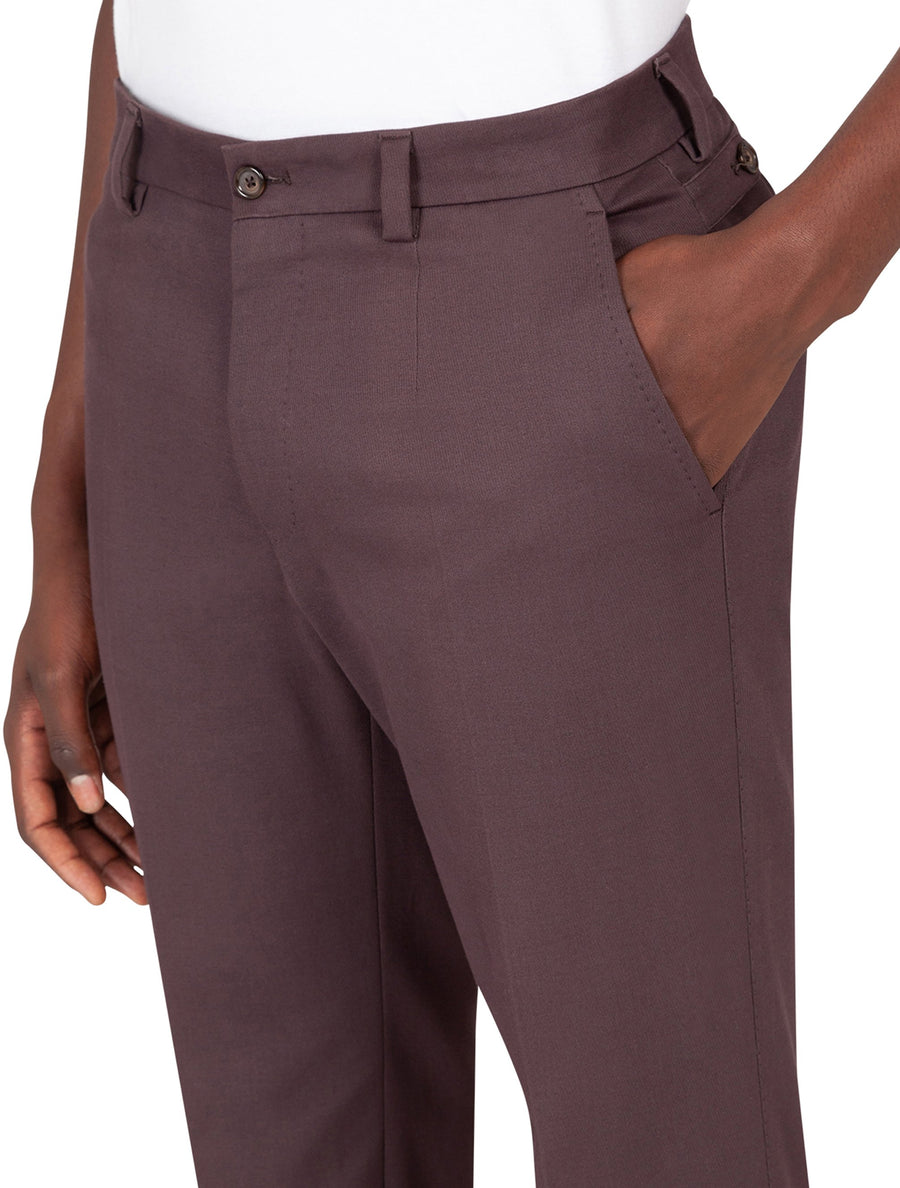 COTTON TRICOTINE PANTS