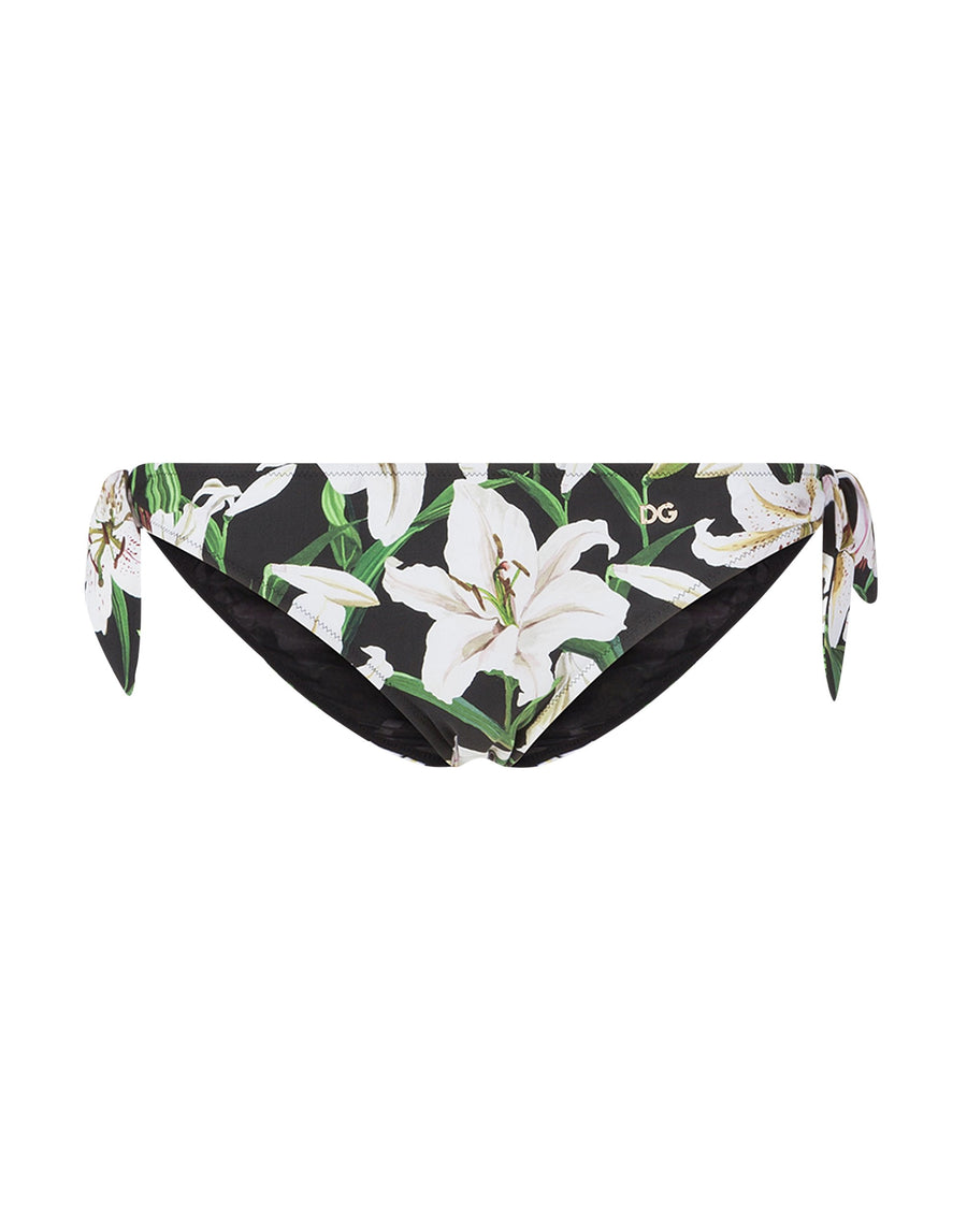 Bikini slip lilium print