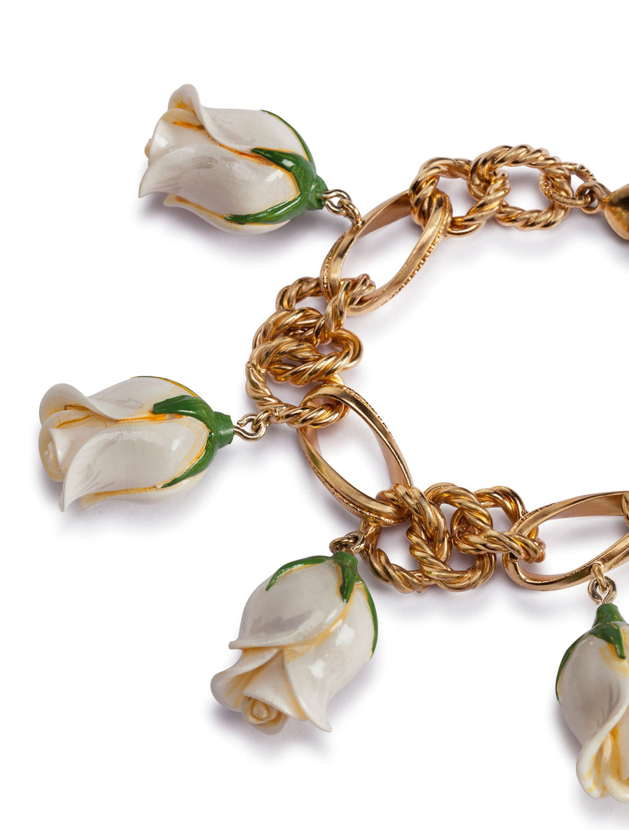 Bracelet with rose buds