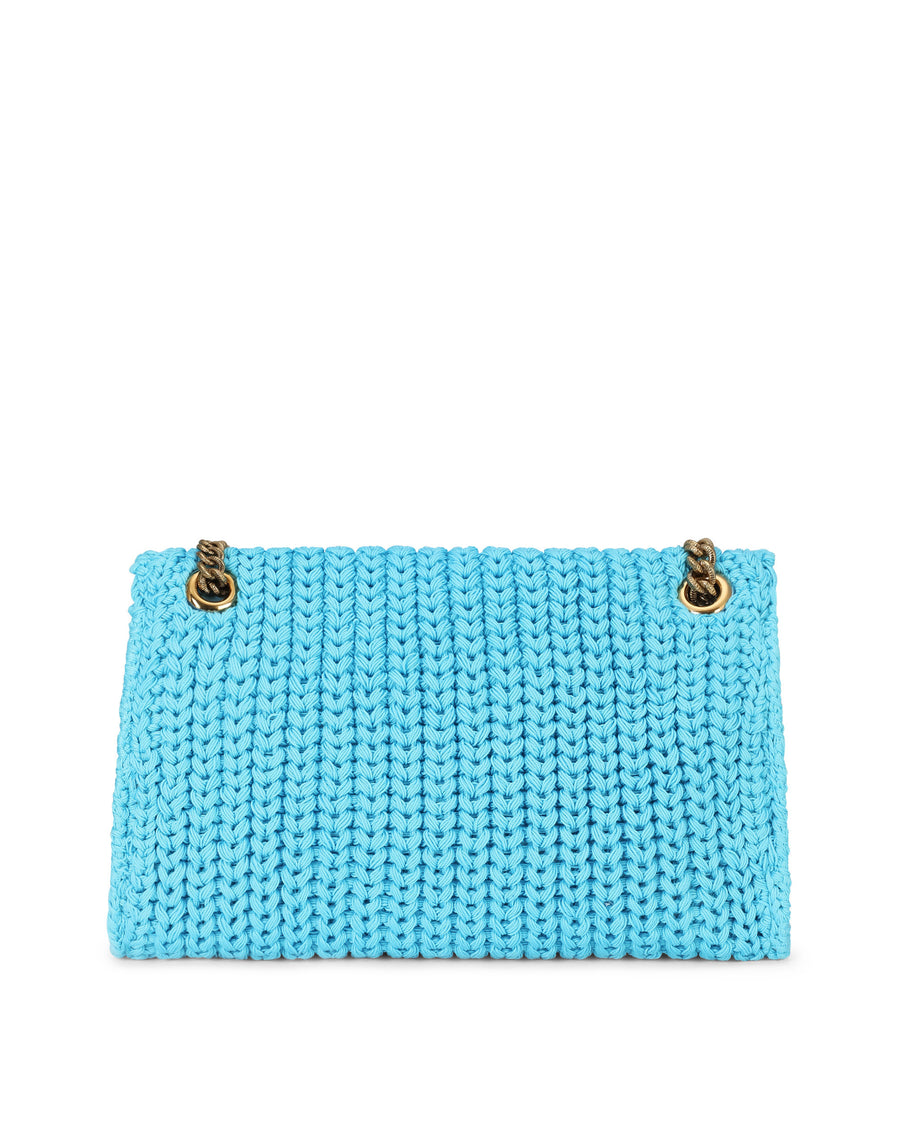 Large knit Devotion shoulder bag