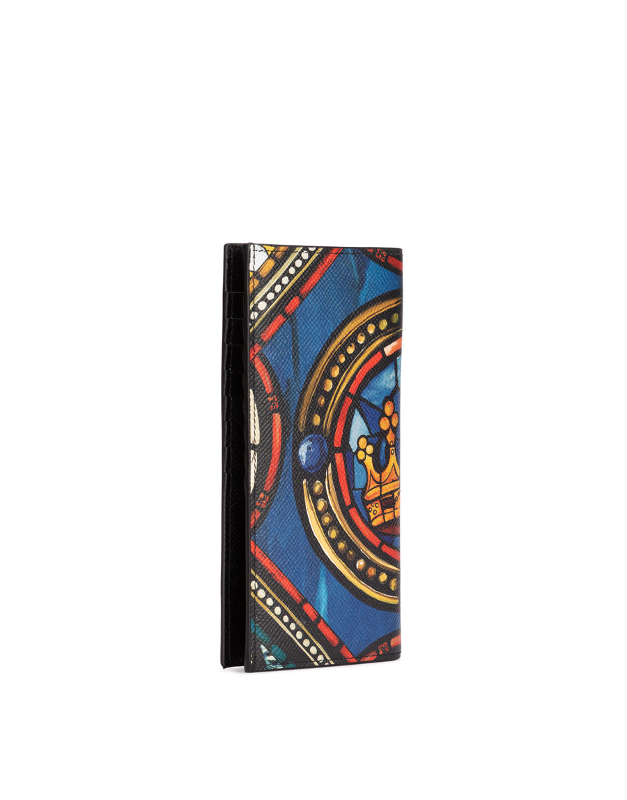 Long card holder with DG king print