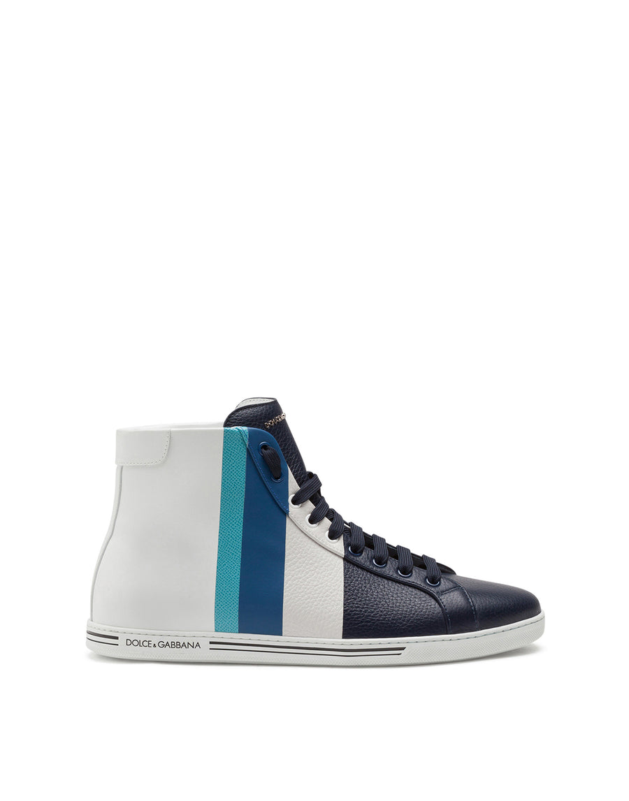 Saint tropex high-top sneakers in printed deerskin