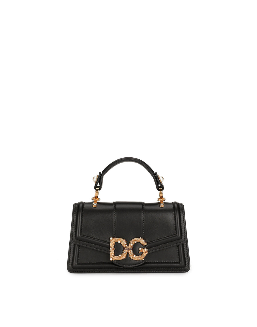 DG AMORE PHONE BAG IN CALFSKIN