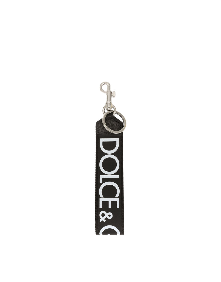 Keyring with snap-hook and logo lettering