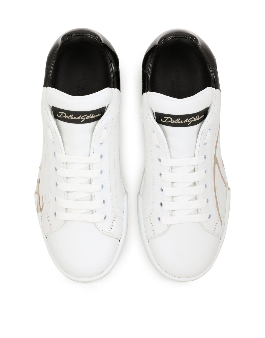 SNEAKERS IN VARNISHED LAMINATE NAPPA CALFSKIN