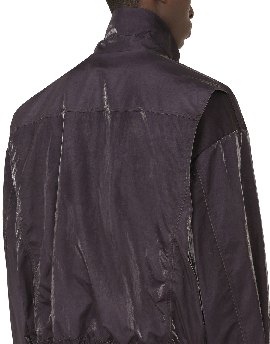 Coated nylon jacket