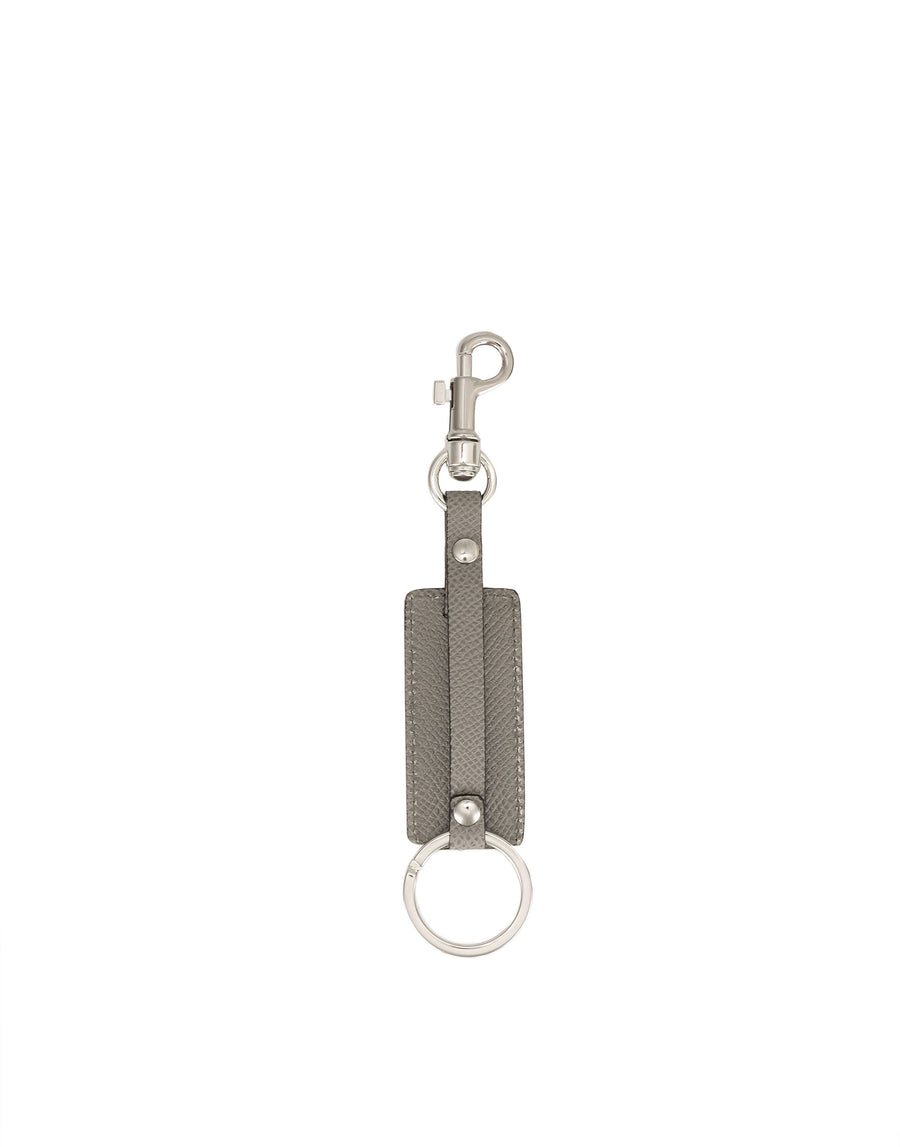 Leather keyring DG logo with snap-hook