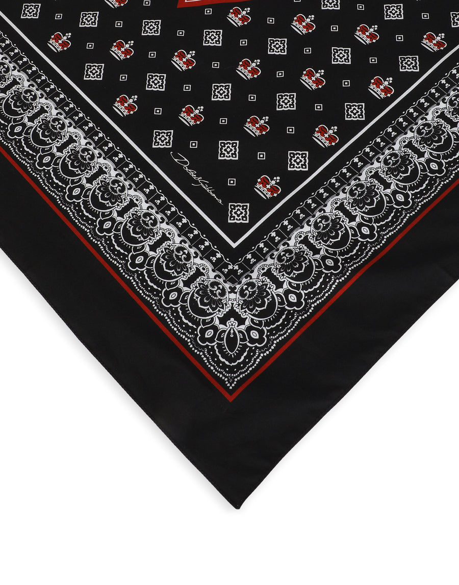 BANDANA PRINT COTTON FOULARD 50 X 50CM- 19 X 19 INCHES