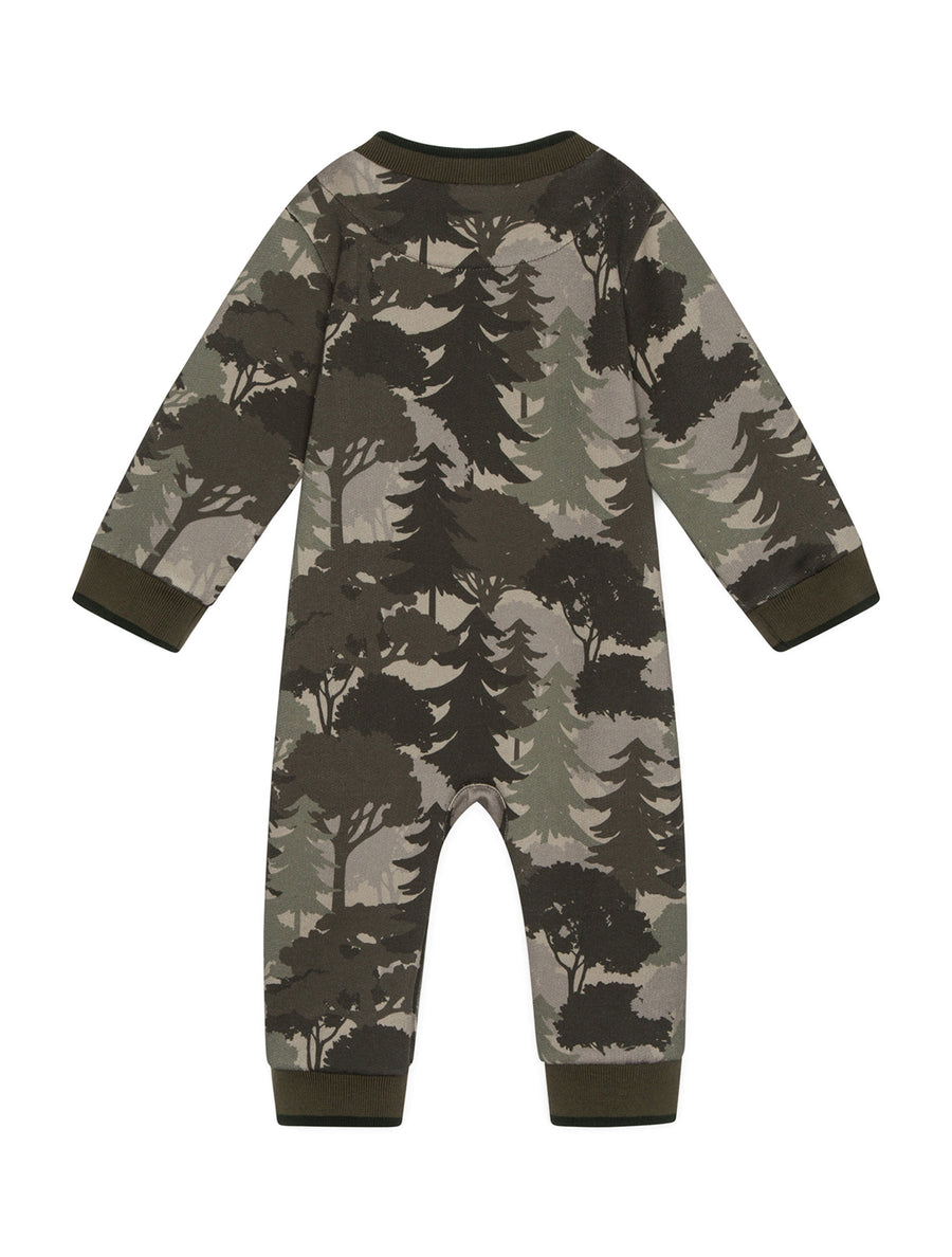 JERSEY ONESIE WITH FOREST PRINT