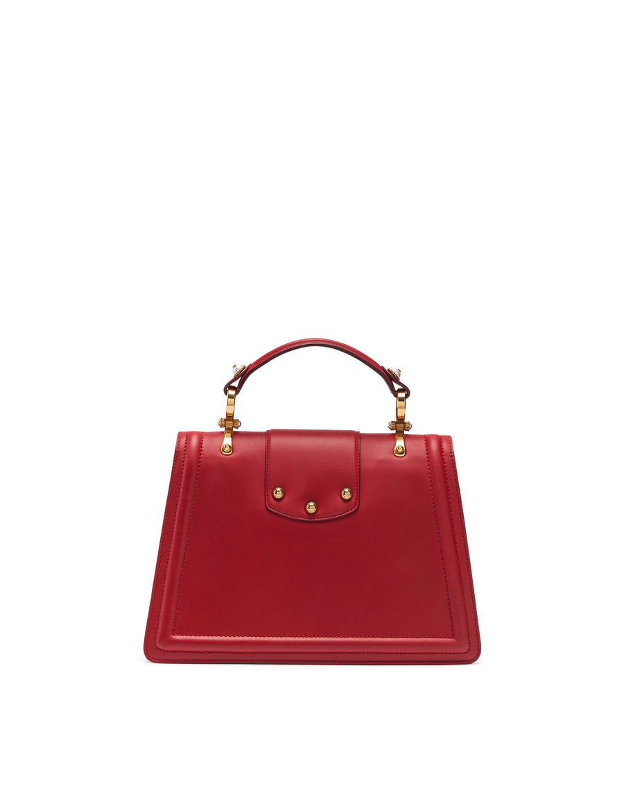 Handbag in soft calf leather