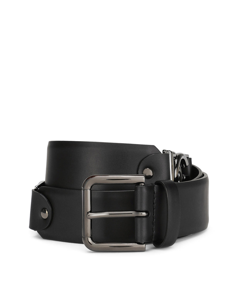 Calfskin belt with DG logo