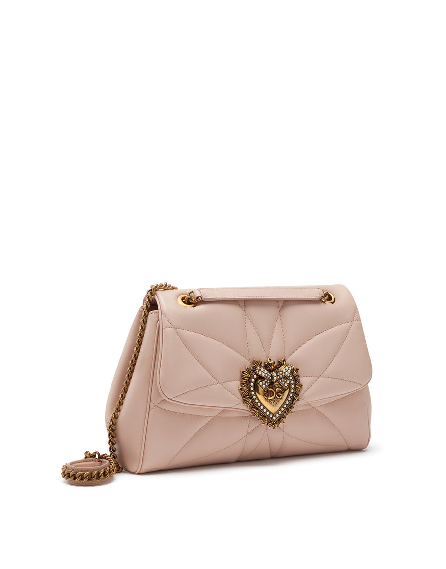 Large Devotion shoulder bag in quilted nappa leather