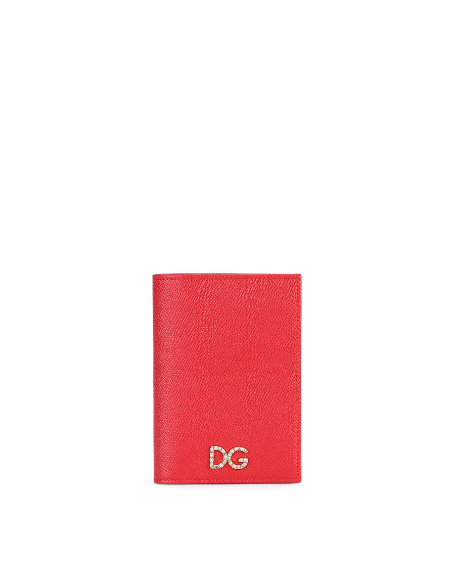 Dauphine calfskin passport holder