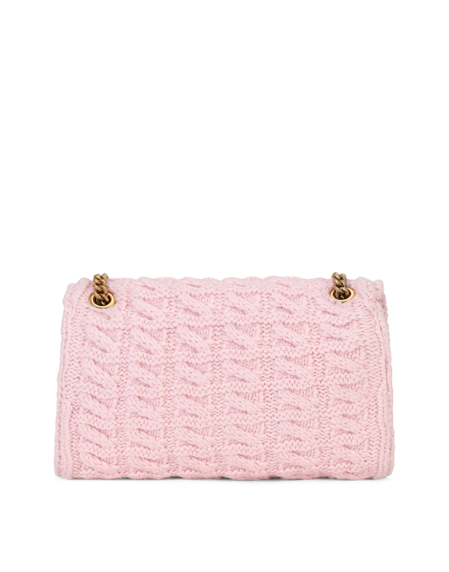 Large knit Devotion shoulder bag