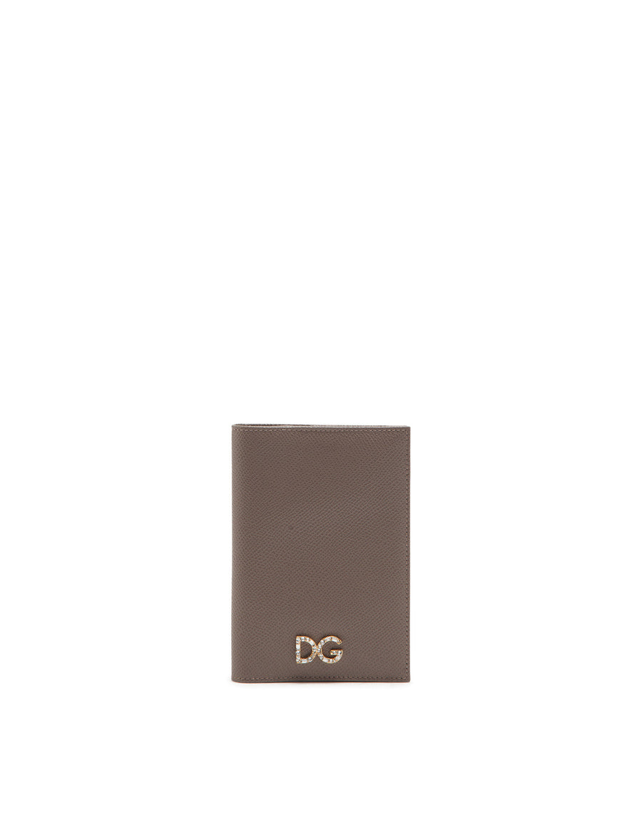 Dauphine calfskin passport holder