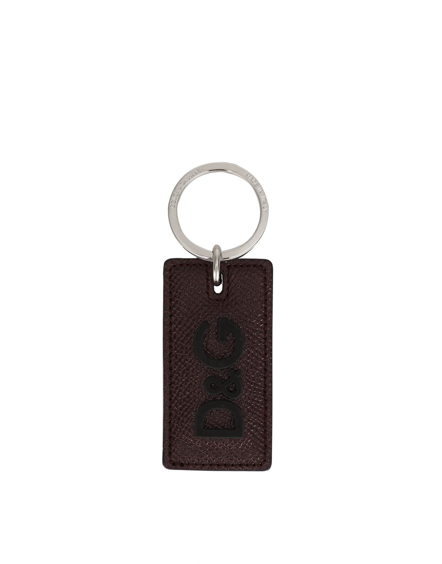 Leather keyring DG logo