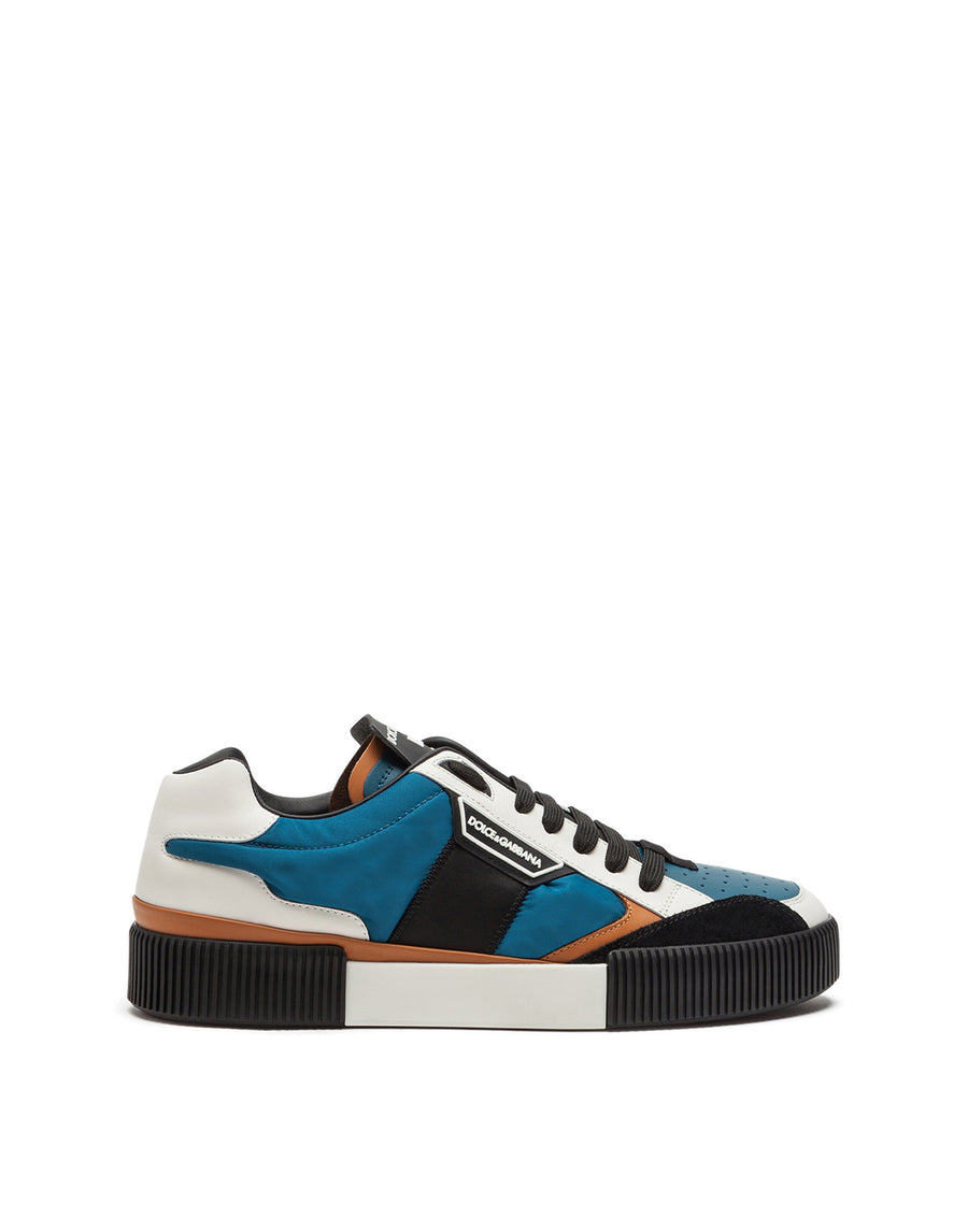 Mixed-material Miami sneakers