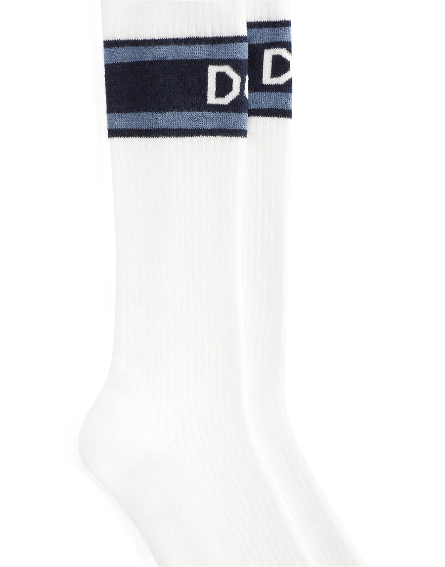 Stretch cotton socks with DG logo