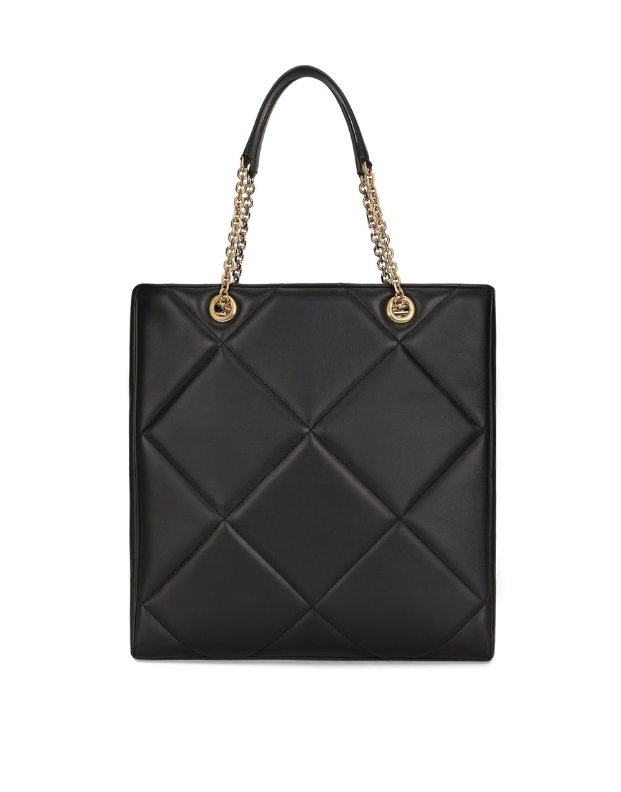 Quilted calfskin Jungle shopper