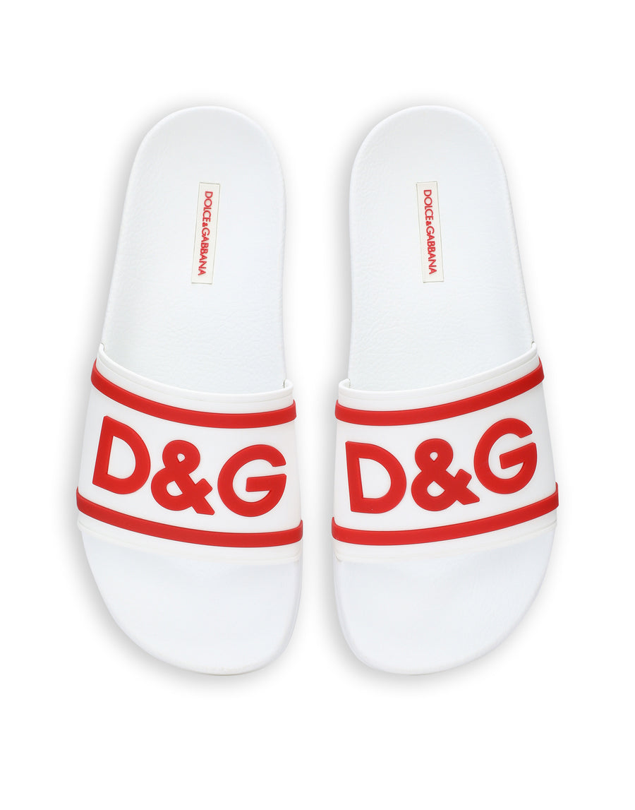 Beachwear sliders in rubber DG