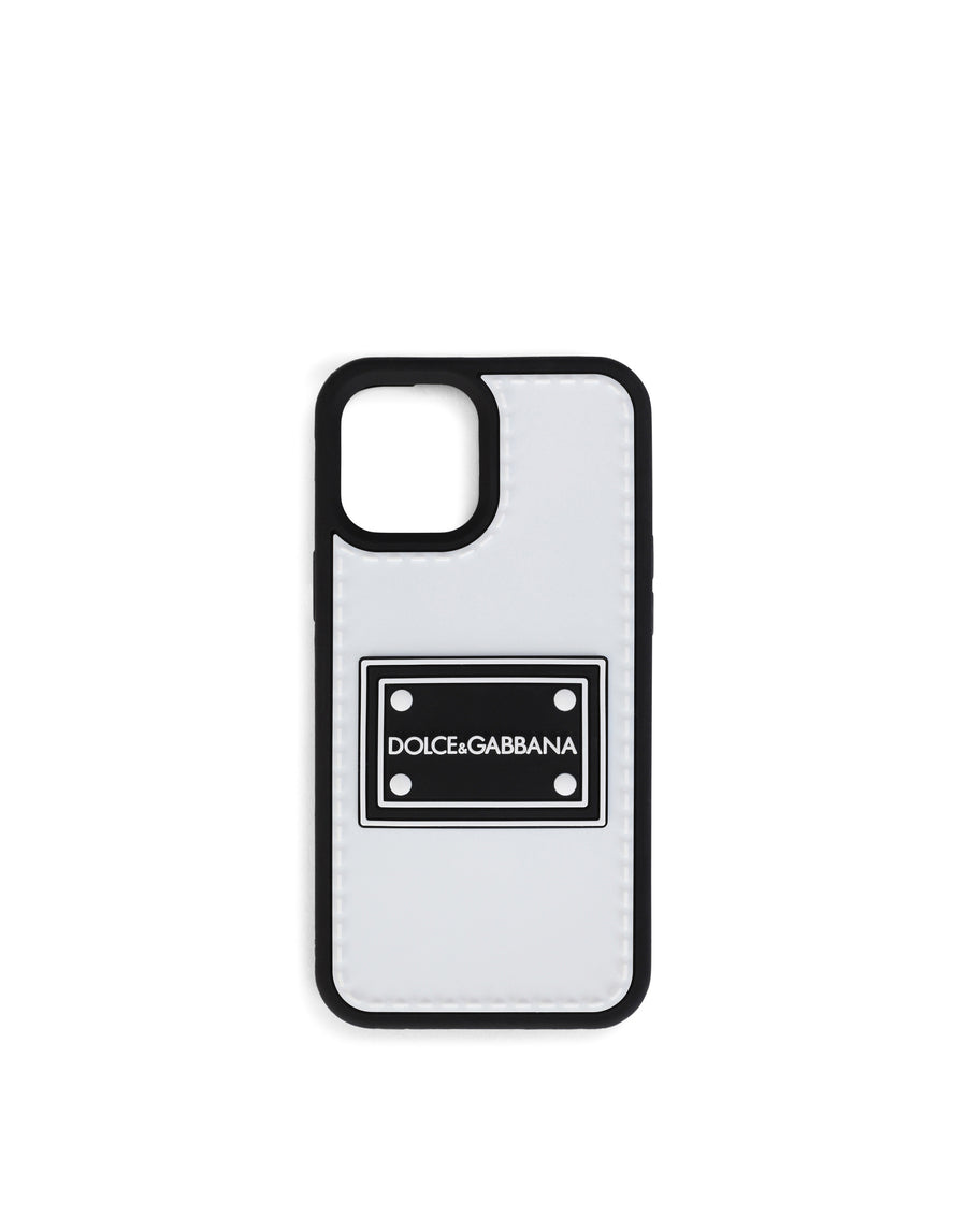 Rubber iPhone 12 Pro max cover with branded tag