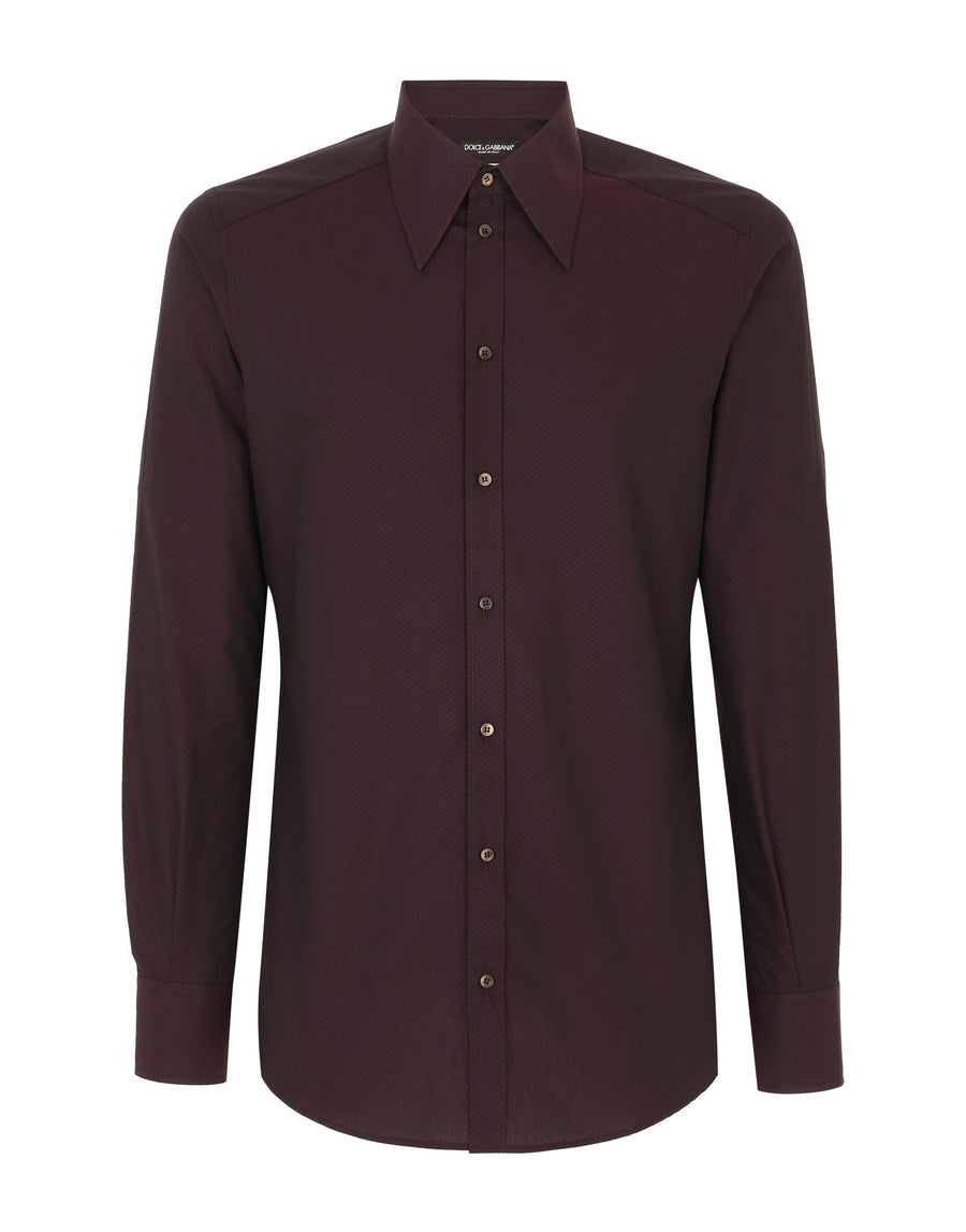 micro dots jacquard shirt